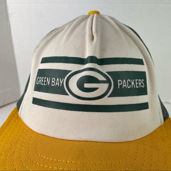 Vintage Rare Green Bay Packers 1980s Trucker SnapBack Mesh Baseball Hat Cap AJD! - Picture 15 of 16